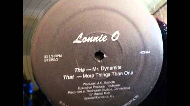 Lonnie O - More Things Than One (1992)