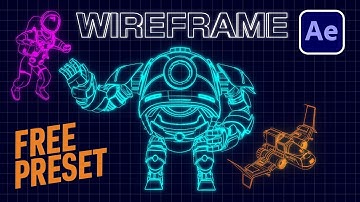 Make 3D Wireframes in After Effects
