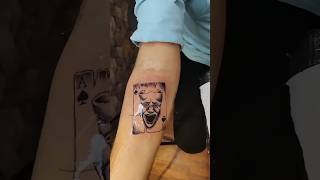jocker face Tattoo Making 🔥 | Realistic Tattoo Process | Tattoo Art | this year tranding |