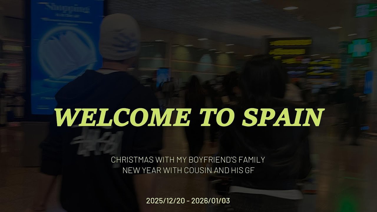 ENG/ESP 스페인 남자친구 가족과 크리스마스 | 스페인에 놀러 온 사촌 동생 커플
