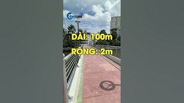 CẦU ĐI BỘ ĐẦU TIÊN bắc qua kênh Nhiêu Lộc - Thị Nghè chính thức đưa vào sử dụng | CafeLand #short