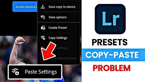 Lightroom Mobile Presets Copy Paste Problem Solved | Lightroom Preset Copy-Paste Problem Solve