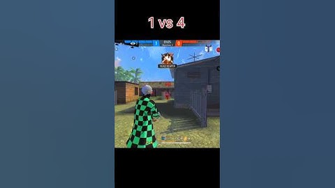 Cs Rank 1V4 🗿 Hacker Thought I Was Developer After This Clutch 😱#freefire #shorts