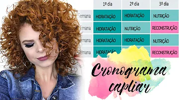 Como funciona a tabela de cronograma capilar?
