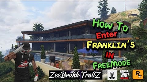 How To Enter Franklin’s in Free Mode GTA Online! (Interior Glitches) 