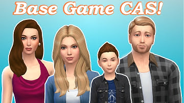 BASE GAME ONLY CHALLENGE! || The Sims 4 || Create-A-Sim