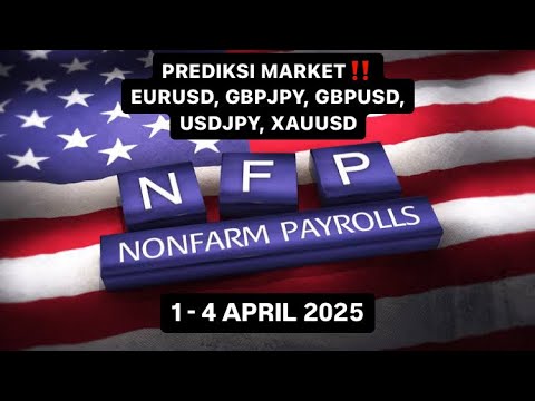 PREDIKSI MARKET MINGGUAN‼️(1-4 APRIL 2025) EURUSD GBPJPY GBPUSD USDJPY XAUUSD GOLD BTC BITCOIN