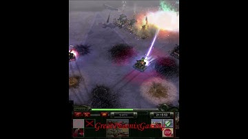 Omega Cannon vs Zhu Rong | C&C Generals Zero Hour - Contra 009 final mod | #shorts