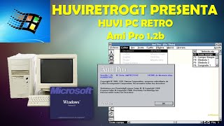 Match Highlights HUVI RETRO: Instalando Ami Pro 1.2b