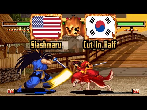 Samurai Shodown V Special - Slashmaru (USA) VS (KOR) Cut_In_Half [samsh5sp] [Fightcade]