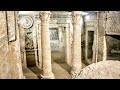 A walk around the catacombs of kom el shoqafa alexandria egypt