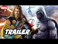 Avengers Moon Knight Teaser Trailer Announcement - Marvel Phase 4 Movies Easter Eggs