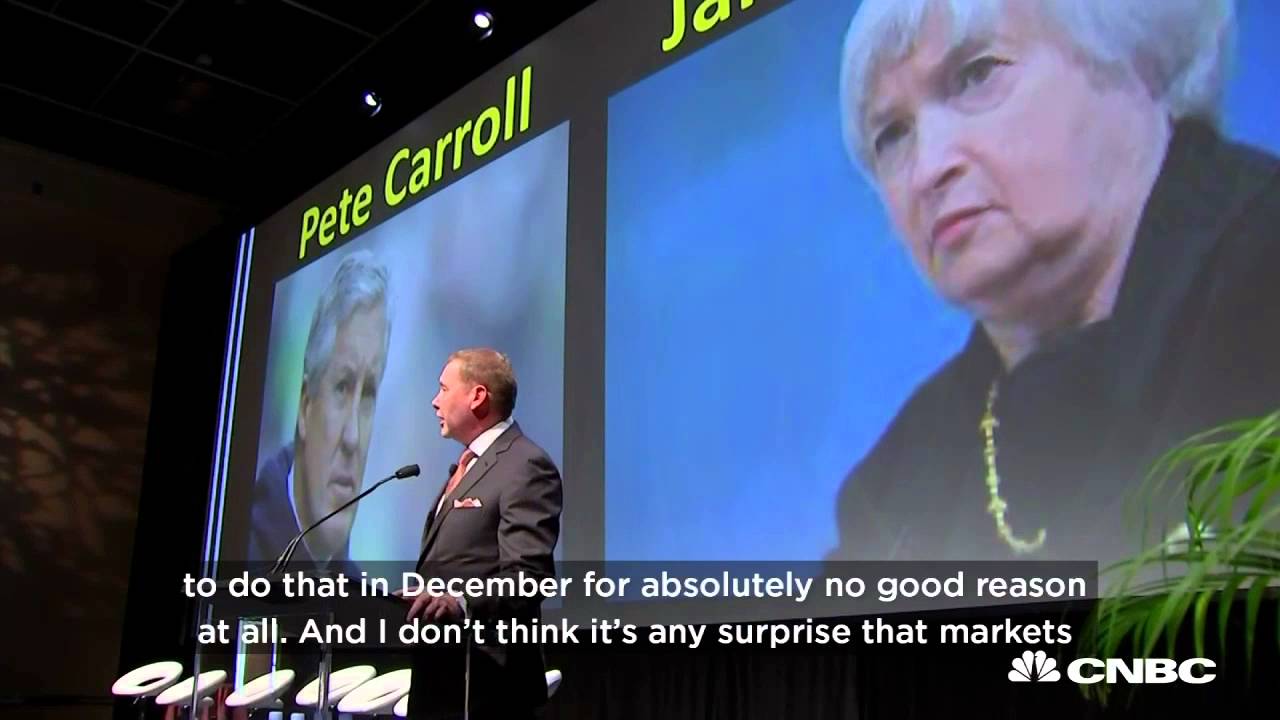 Harsh Words For Fed Chair Janet Yellen - Jeff Gundlach - 26 Jan 16  | Gazunda