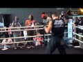 Chris Algieri entrenamiento previo a pelea con Amir Khan
