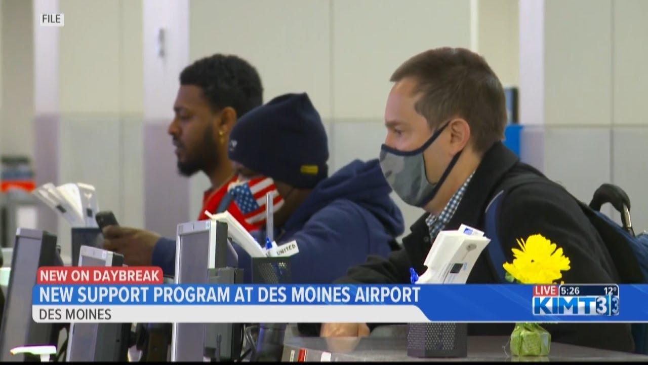A new support program is now in place at Des Moines International ...