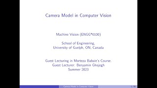 Computer Vision: Camera Model and Calibration, Depth Inference, Panorama Images, Fundamental Matrix