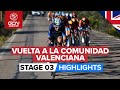 Nail-Biting Finale Down To The Line! | Volta A La Comunitat Valenciana 2023 Highlights - Stage 3