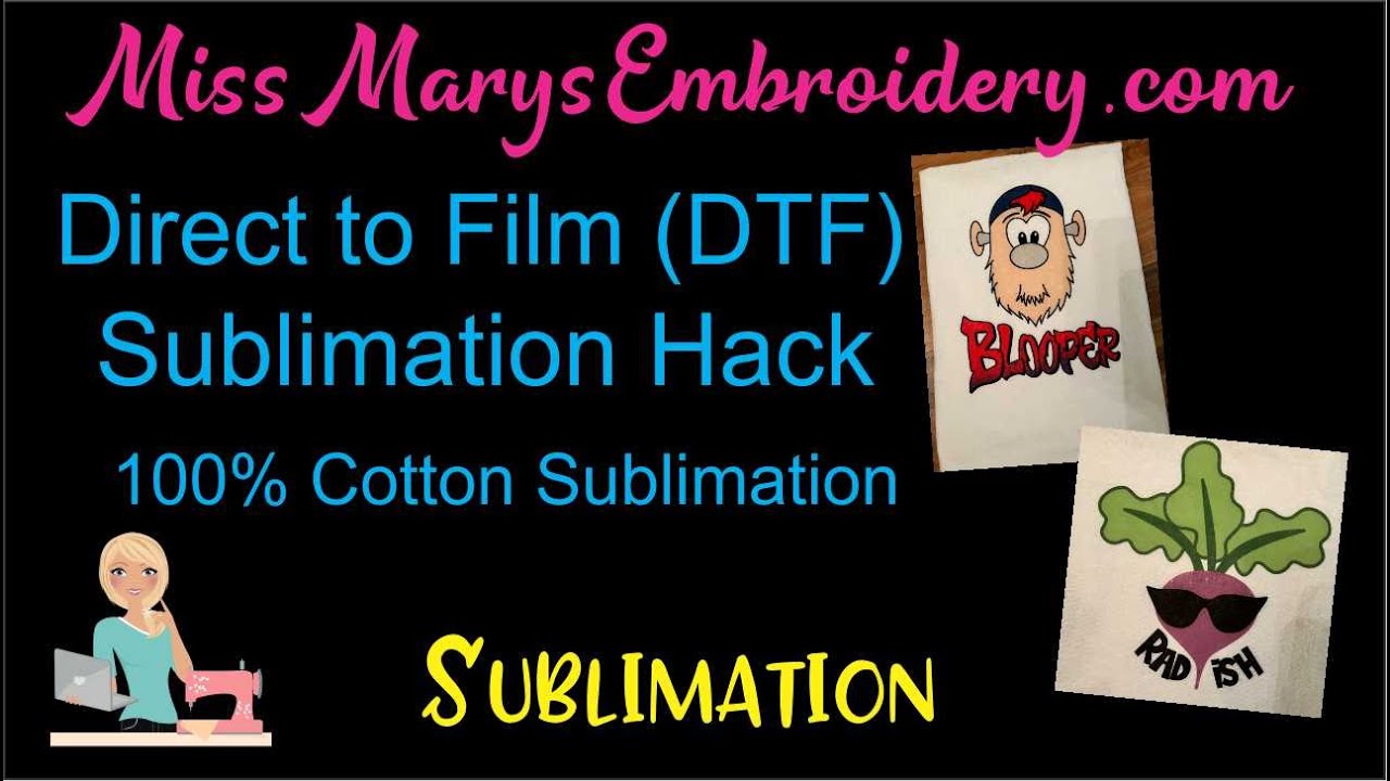 Yamation DTF Sublimation Hack Kit - DTF Film (8.3×11.7, 50