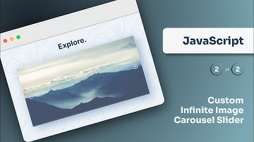 Custom Infinite Image Carousel Slider (HTML, CSS, JavaScript) | Part 2 of 2