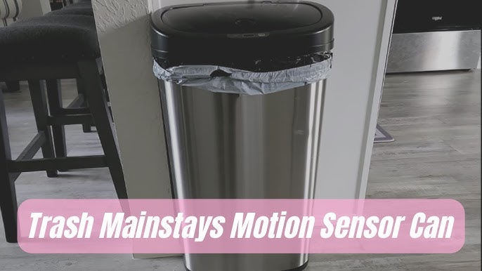 50-Lt. Tall Motion Sensor Trash Can