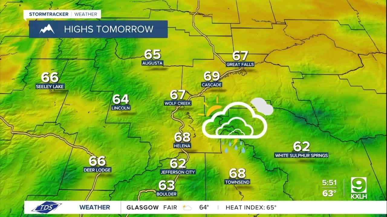 Increasing clouds with isolated PM showers/storms on Wednesday - YouTube