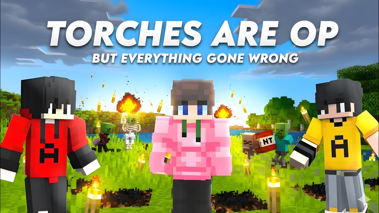 I Will Never Play With Friends Again | Torch Op Gone Wrong In Minecraft ...