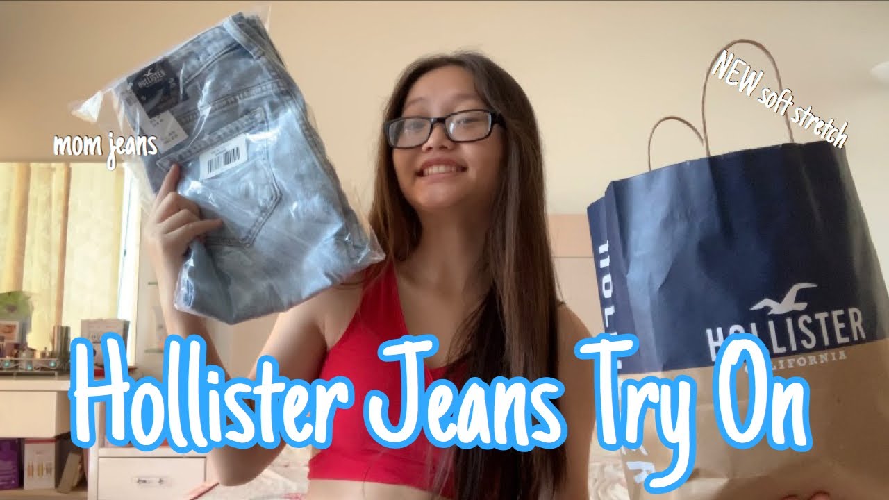 Hollister Jeans TRY ON HAUL YouTube