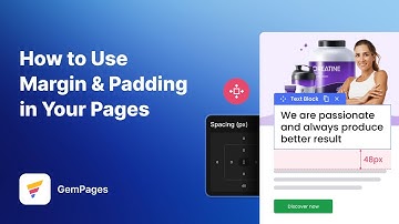 How to use Margin & Padding in Your Pages| GemPages | v7 New Editor