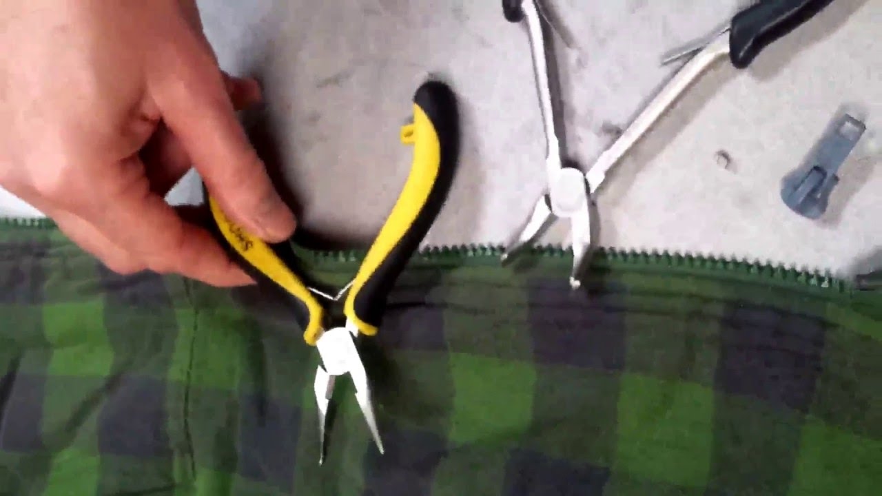 How to Repair Broken Zipper Slider on Jacket DIY Easy Way to Fix Broken  Zipper Bottom Stop Tutorial 