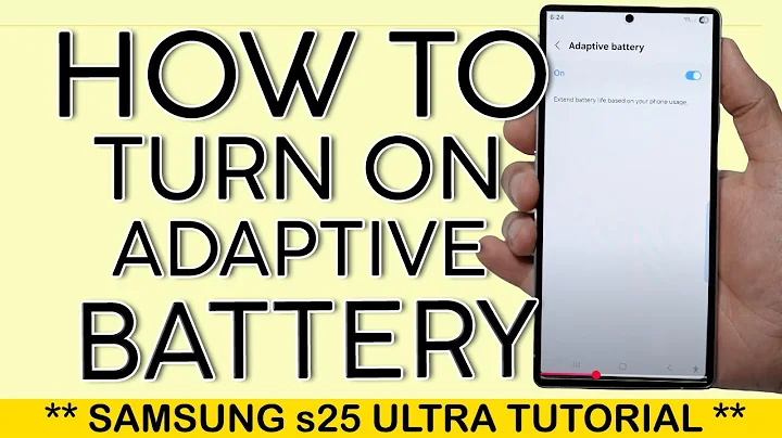 How to Turn On Adaptive Battery Feature on Your Samsung S25 ultra | Extend Battery Life 2025
