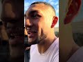 TEOFIMO LOPEZ SECONDS AFTER CRASHING THE RYAN GARCIA CONOR BENN FACEOFF WITH A FACE BEARD ESNEWS