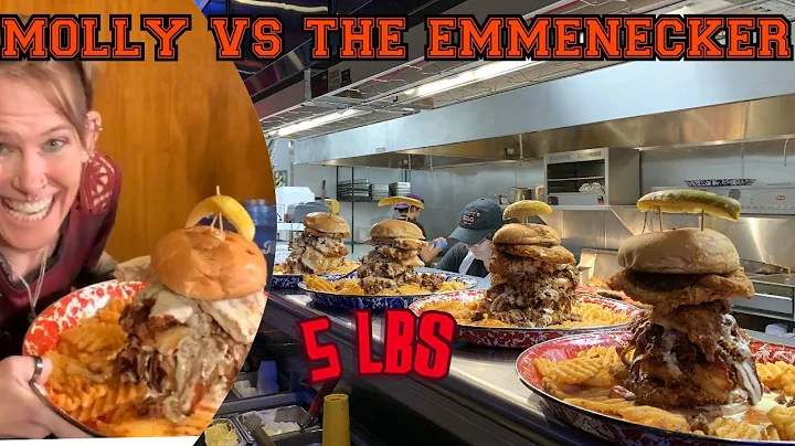 JETHROS EMMENECKER LIVE!  5 LB CONTEST SLAUGHTER! NEW WORLD RECORD!  GIRL VS FOOD! BEAT ME FOR $5k!