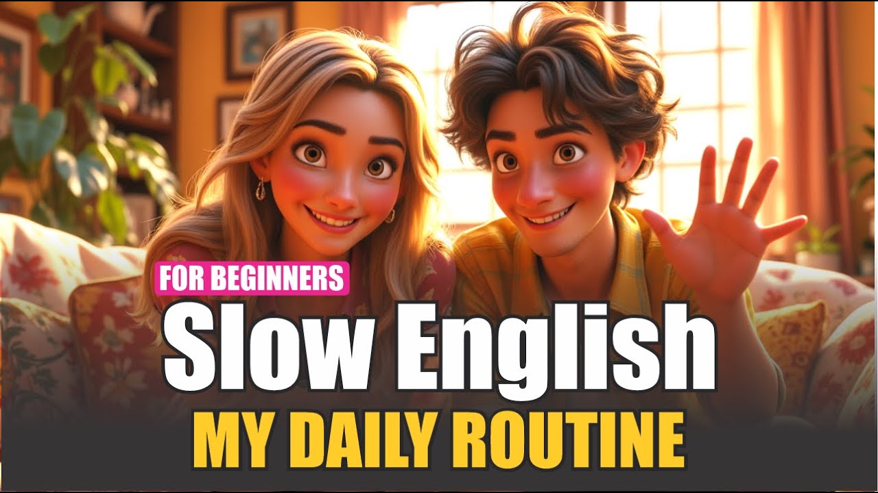 My Daily Routine | Daily Routine Slow English | Easy Daily English For ...