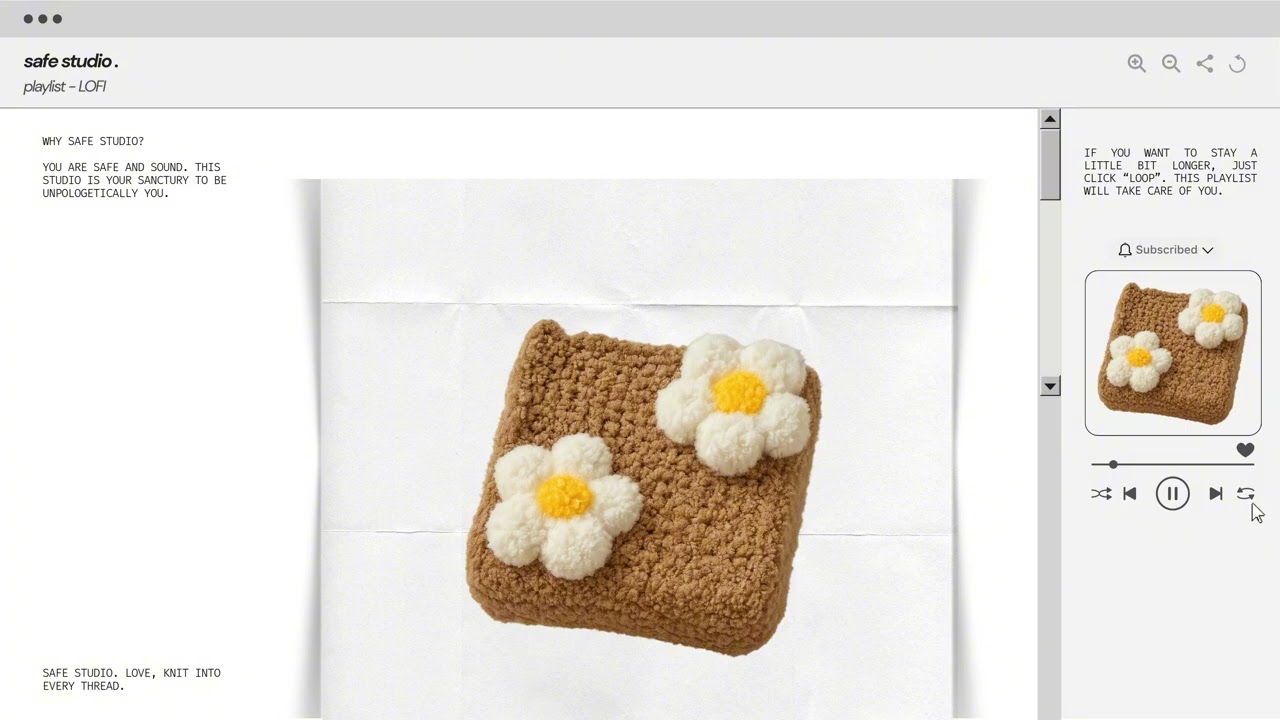 🌼Daisy Wholewheat Toast Cafe 🍞☕ Dreamy Lofi Hip Hop Mix for Deep Focus & Sweet Dreams | safe-studio