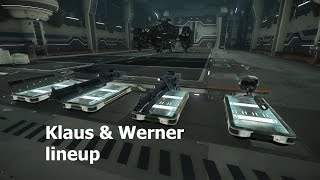 Star Citizen Gunparade: Klaus and Werner lineup