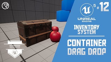Unreal Engine 5 Tutorial - Inventory System Part 12: Container Drag Drop