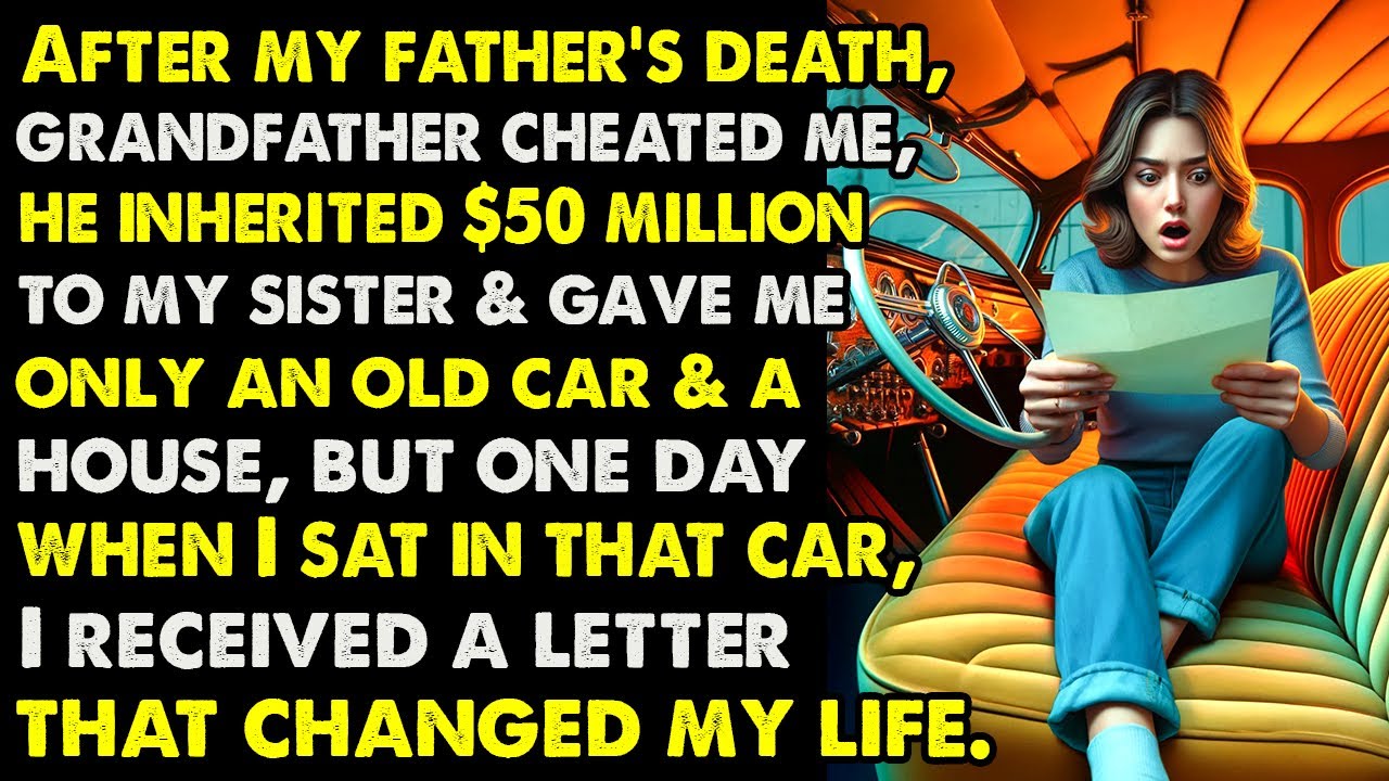 "Betrayed by Grandpa: From $50 Million Inheritance Shock to Life-Changing Discovery in an Old Car!"