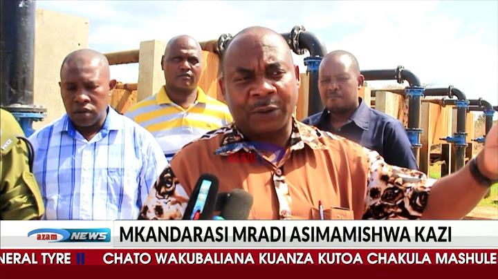 Waziri Aweso 'amtumbua' mkandarasi wa mradi wa Ng'apa
