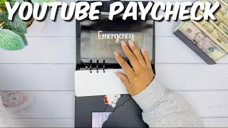 CASH STUFFING $1,150 | YOUTUBE PAYCHECK | GOLD INVESTING | A5 CASH BINDERS | CASH ENVELOPE BUDGETING