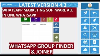 LATEST WHATSAPP GROUP FINDER & JOINER WITH WHATSAP MARKETING SOLUTION | ALL IN ONE WHATSAPP SOFTWARE screenshot 4