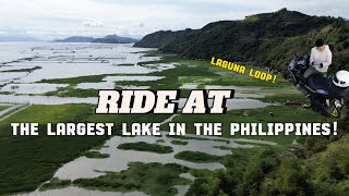 RIDE AT THE LARGEST LAKE IN THE PHILIPPINES! / LAGUNA LOOP. #aeroxv2 #lagunaloop #motorcycle 