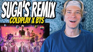 Coldplay X BTS - My Universe (SUGA's Remix) REACTION!!!