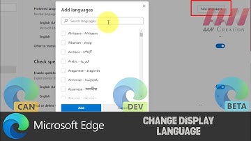 How to Change Display Language on Chromium Version of Microsoft Edge