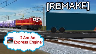 I Am An Express Engine Meme | Indian Train Crossing 3D Remake screenshot 2