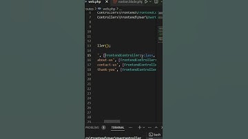 Did you know how to use Route group controller method in laravel #laravelframework #programming #php