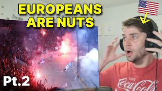 American reacts to TOP 10 LOUDEST ULTRAS IN THE WORLD (part 2)