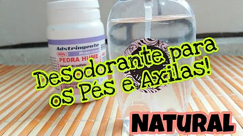 Como fazer um desodorante para os pés?