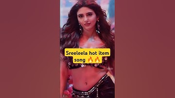 Kiss ik Pushpa 2 Item Song | #Sreeleela music video 🤯 Sets the Screen on Fire | #shorts