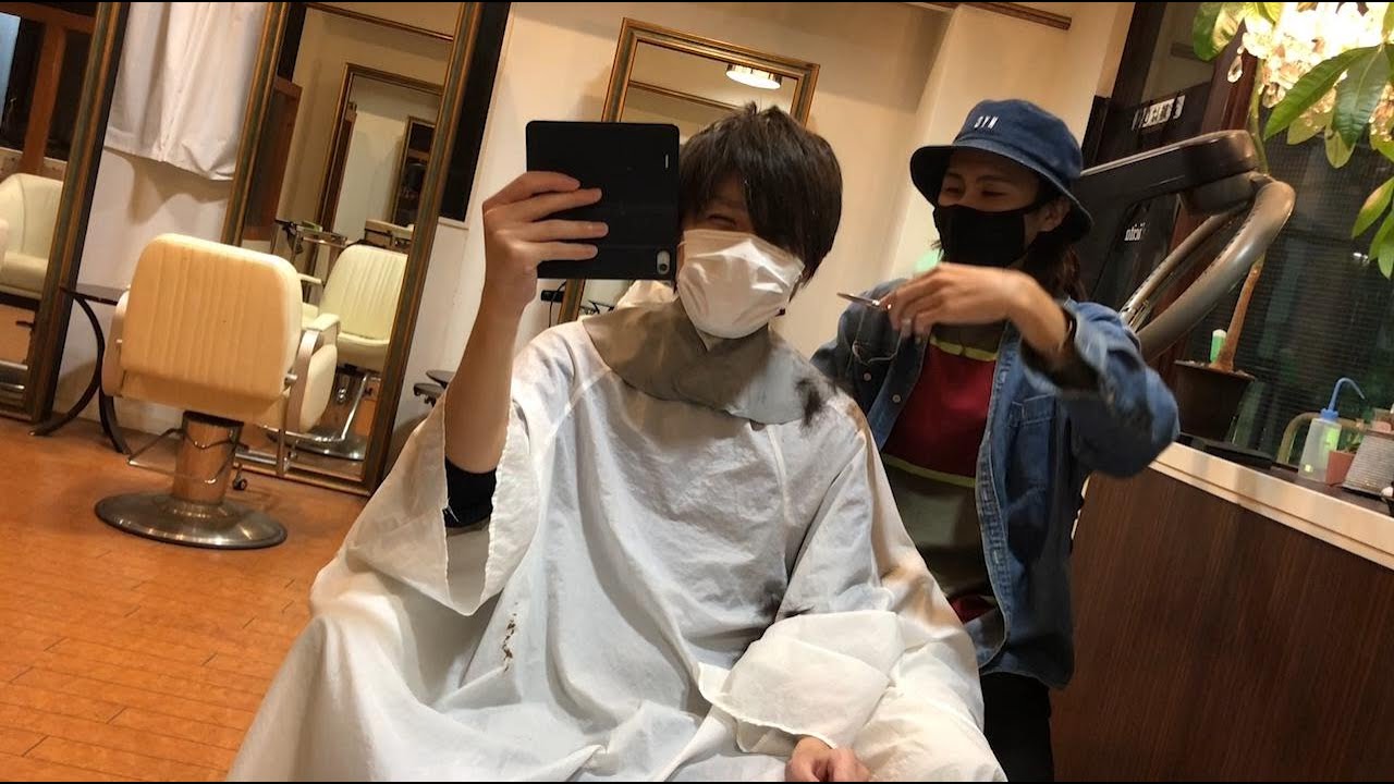 B!KZOに髪を切って貰いながら雑談するだけ