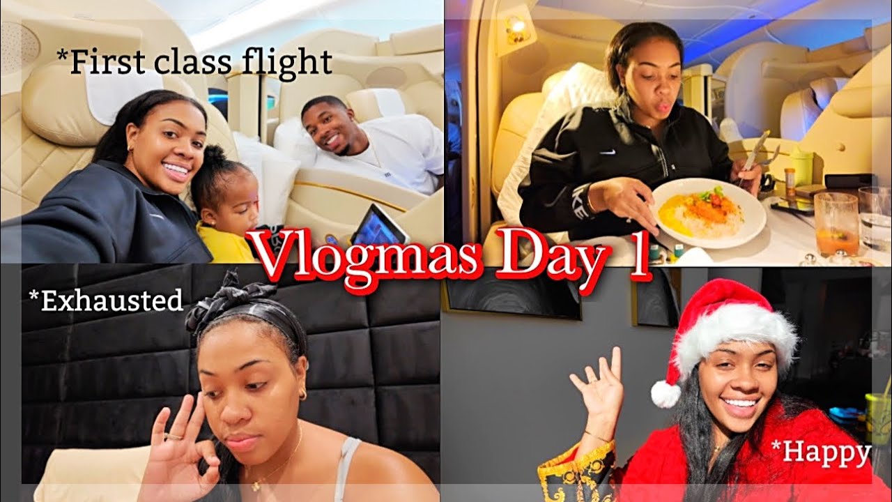 I Flew 16+ Hours for VLOGMAS ! | Vlogmas Day 1